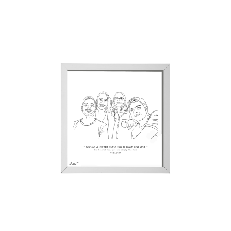איורים דיגיטליים-  25 x 25 cm
