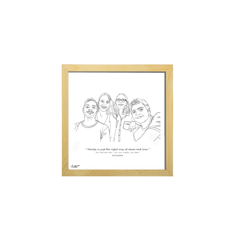 איורים דיגיטליים-  25 x 25 cm