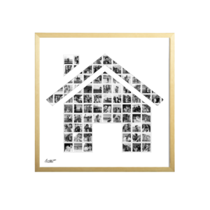 קולאז' אותיות ומספרים